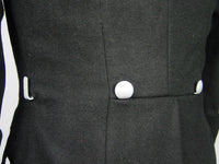 WWII German Elite M32 Officer NCO Black Wool Tunic Jacket