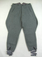 Pantalon de campagne en laine finlandais M36 Pussihousut Sarkaa de la Seconde Guerre mondiale, gris clair