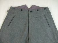 Pantalon de campagne en laine finlandais M36 Pussihousut Sarkaa de la Seconde Guerre mondiale, gris clair