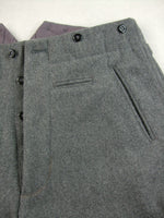 Pantalon de campagne en laine finlandais M36 Pussihousut Sarkaa de la Seconde Guerre mondiale, gris clair