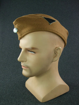 WWII German Third Reich Hat SA Brown Wool Overseas Garrison Side Cap