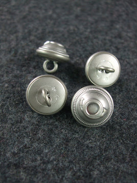 WW1 French Army Hunter Chasseurs Alpins Alpine Officer Brass Buttons Silver 16.5 mm X4
