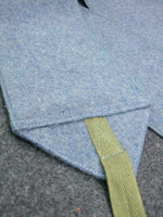 Puttees droites en laine bleue Horizon de l'armée française de la 1ère Guerre mondiale