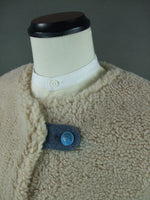 WW1 France French Army Horizon Blue Fur Jerkin Winter Vareuse