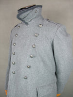 Manteau de cheminée finlandais en laine gris clair M22-36 de la Seconde Guerre mondiale