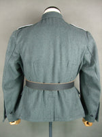 WWII World War 2 German M43 Field Tunic Grey Green Wool