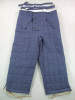 WW2 German Luftwaffe LW Reversible Winter Quilted Pants Blue & White