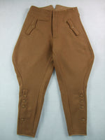 Pantalon de culotte en laine noire M32 de l'élite allemande de la Seconde Guerre mondiale