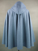WW1 French Chasseurs Alpins M1892/1915 Bleu Horizon Blue Wool Cloak Hooded Cape