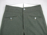 Pantalon en laine gris pierre allemand de la Première Guerre mondiale