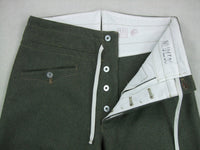 Pantalon en laine gris pierre allemand de la Première Guerre mondiale