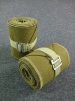 Puttees droites en laine bleue Horizon de l'armée française de la 1ère Guerre mondiale