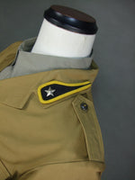 Officier Tunique Saharian Tropical M40 Camiciotto Italien de la Seconde Guerre Mondiale