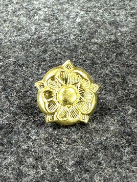 WWII Finnish Officer Heraldic Rose Badge For Collar Tabs