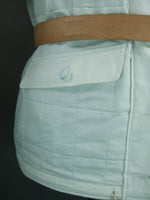 WW2 German Luftwaffe LW Reversible Winter Quilted Parka Blue & White