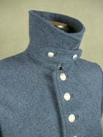WW1 French Bluish Iron-grey Wool Chasseurs Alpins 1891 M1916 Tunic Vareuse