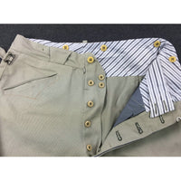WW2 France French Officer Mastic Pants Breeches Heavy Cotton