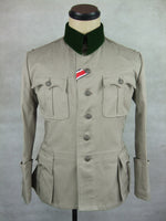 WWII German Sudfront Officer M36 Field Tunic Jacket