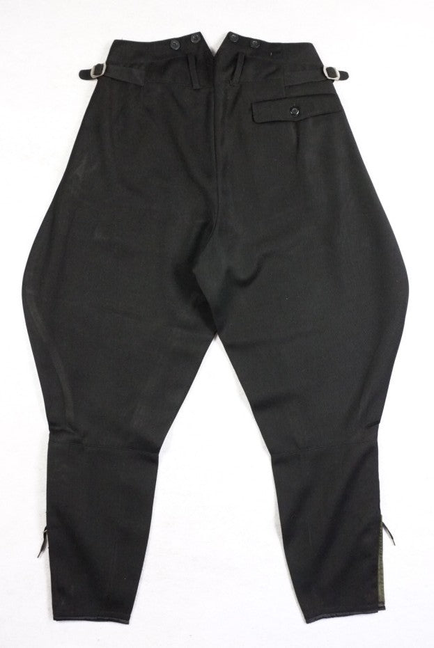 anytee Officer Pants_Black Gabardine SS Black Service