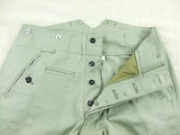 WWII German M37 Mountain Troops Pants Grey Heavy Cotton