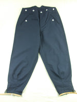 Pantalon des troupes de montagne allemandes M37 de la Seconde Guerre mondiale, Gabardine bleue