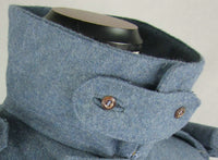 WW1 French Army M1916 Horizon Blue Enlisted Greatcoat Bleu Horizon Pardessus Français