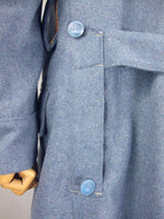 WW1 French Army M1915 Horizon Blue Double Breasted Greatcoat Bleu Horizon Pardessus