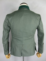 WWII German M36 Officer Summer HBT Field Tunic Jacket