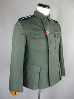 WWII German Elite EM Soldier HBT M42 Field Tunic Jacket