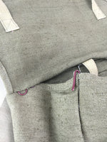 Sac à pain marin de la marine impériale japonaise de la Seconde Guerre mondiale, brut en lin