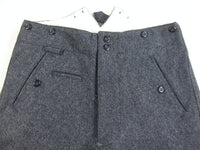 WW2 German Stone Grey Wool M37 Trousers Pants