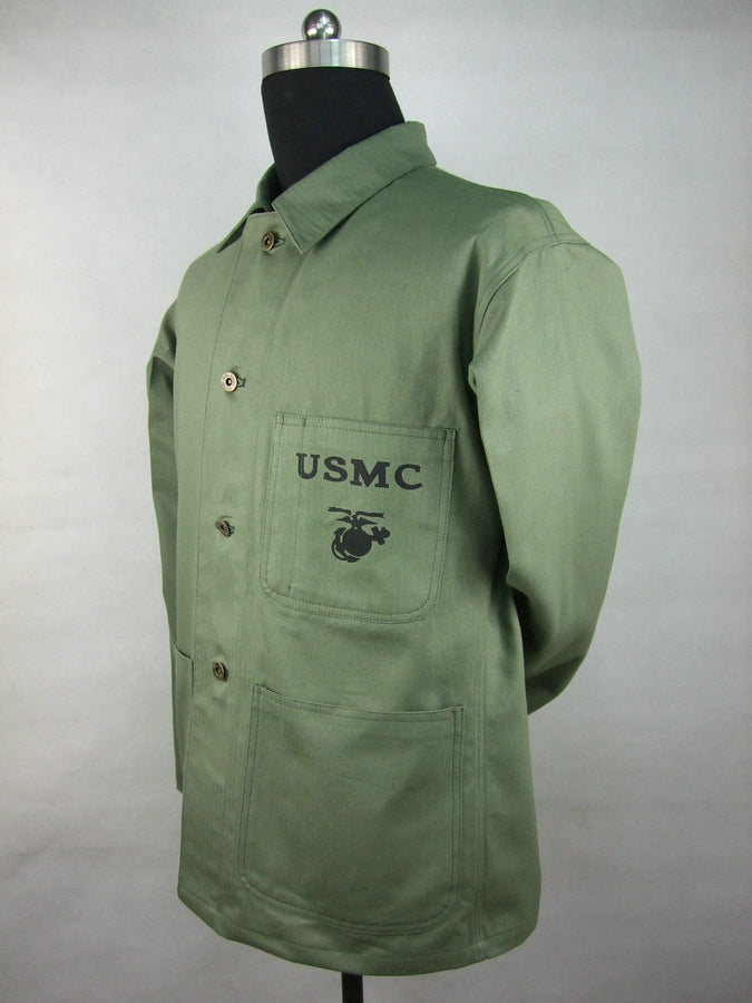 WWII United States USMC P41 HBT Utility Tunic Shirt| Hikimilitariashop