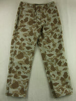 WWII United States USMC P42 Camo HBT Utility Trousers Pants
