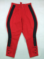WW1 French Cavalry Madder Red Wool Officers Breeches Pre Sale