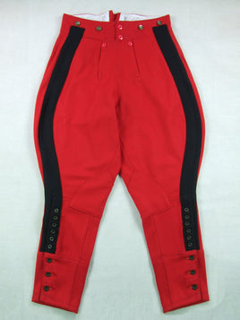 WW1 French Cavalry Madder Red Wool Officers Breeches Pre Sale