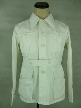 WWII WW2 Italy Italian M40 White Cotton Tunic