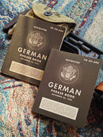 WW2 United States USA English / German Phrase Book TM 30-606 1943