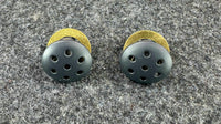 WW1 France French Metal Eyelets Ventilation Buttons 2 Pcs For Militaria Kepi