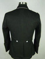 WWII German Elite M32 Officer NCO Black Wool Tunic Jacket