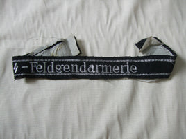 Garage Sale WW2 German Cuff Title Elite Feldgendarmerie