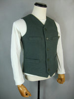 WW1 Italy Italian Foot Troops Model 1909 Dark Grey Green Wool Waistcoat