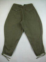 WW1 Italy 1909 Light Grey Green Wool Pants Pantalone Breeches