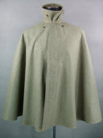 WW1 Italy Italian Light Grey Green Wool Model 1909 Cape For Foot Troops With Hood