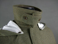 WW1 Italy Italian Light Grey Green Wool Model 1909 Cape For Foot Troops With Hood