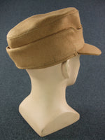 WWII German Third Reich Hat SA Brown Wool M43 Field Cap Berlin-Brandenburg