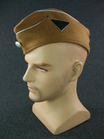 WWII German Third Reich Hat SA Brown Wool Overseas Garrison Side Cap