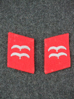 WW2 German Luftwaffe Flak Artillery Collar Tabs Pair