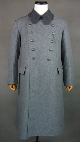 WWII Finnish Light Grey Wool M22-36 Mantel Greatcoat