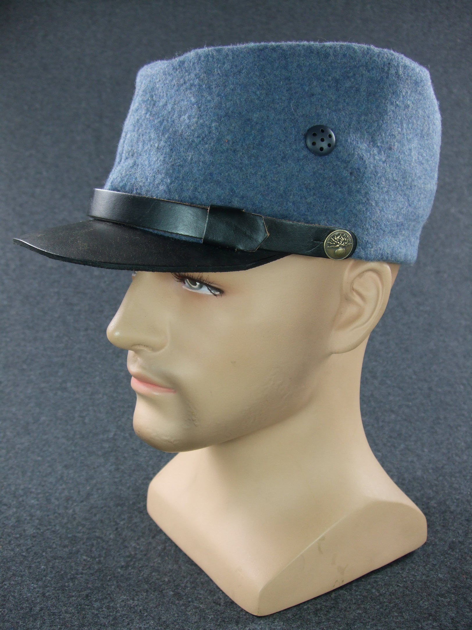 WW1 Great War French Army Enlisted Horizon Blue M1916 Soft Kepi 