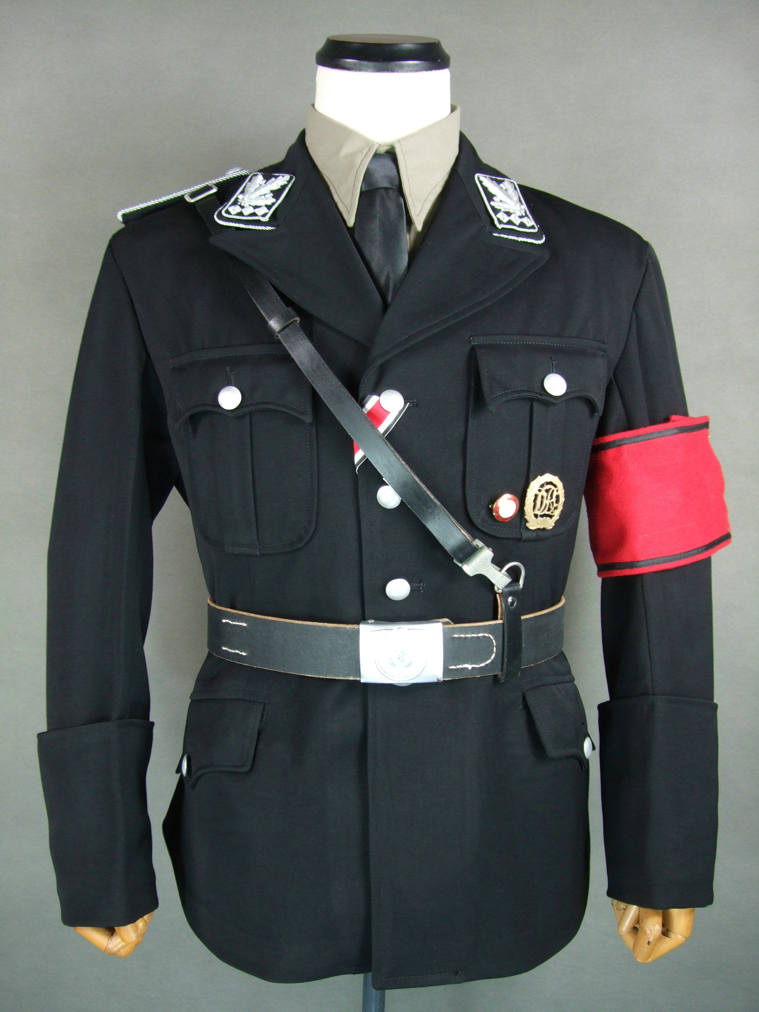 black pearl embellished dress USMC Dress Blues Tunic main image 1